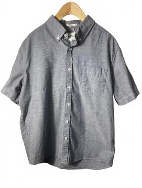 Ben Sherman Stretch Button Shirt Men's Large Vacation Casual